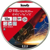 KWB Metal Kesici Disk 115X1.0 10 Lu 49712021 - 1