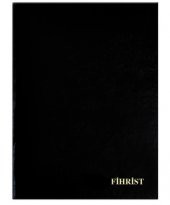 20 li fihrist 17x24 ebat dikişli siyah - 1