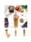 Yüksek Kaliteli Sıcak ve Soğuk French Press Çelik Termos Kupa Bardak Mug 500 ML  Kahve ve Bitki Çayı - 1