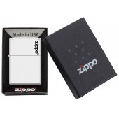 Zippo Whıte Matte Logo Çakmak  (214-002177)-Z236 thumbnail 1