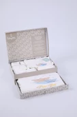 Babydola 10'lu Hastane Çıkışı %100 Pamuk Zıbın Seti Lüks Erkek Bebek Takım Yenidoğan Kutulu Hoşgeldin Bebek Hediyesi 13744 - 11