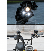 Baykuş Sis Farı Çift Renk Sarı-Beyaz Araç Motosiklet Off Road Led Lamba Delici Yayıcı Projektör 50W Metal Arazi Çalışma Lambası 1 Adet - 10