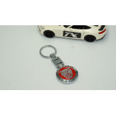 Jaguar Panther Logo Kırmızı Krom Metal Çift Yön Anahtarlık Orjinal Ürün - 2