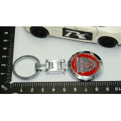 Jaguar Panther Logo Kırmızı Krom Metal Çift Yön Anahtarlık Orjinal Ürün - 5