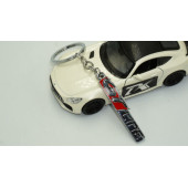Peugeot GT Line Logo Krom Metal Çift Yön Anahtarlık Orjinal Ürün - 3