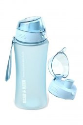 Bear & Deer Buzlu Mavi Otomatik Kapak Detoks Filitreli Matara 660 ml 1 Adet - 1