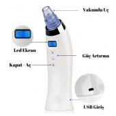 Profesyonel Led Ekran Şarjlı Vakum Siyah Nokta Temizleyici Siyah Nokta Temizleme Aleti - 3