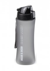 Bear & Deer Buzlu Siyah Otomatik Kapak Detoks Filitreli Matara 660 ml 1 Adet - 2