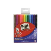 Pritt Keçeli Boya Kalemi 12 Renk Keçeli Kalem - 1