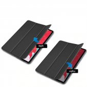Apple iPad Air 10.9 2022 (5.Nesil) Lopard Smart Cover Standlı 1-1 Kılıf - 3