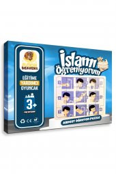 NevaDekorasyon Islamı Öğreniyorum Puzzle Abdest Ahşap Oyuncak - 2