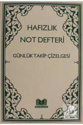 Kitap Kalbi Yayıncılık Hafızlık Not Defteri Günlük Takip Çizelgesi - 2