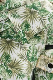 Verde Çift Kişilik Nevresim Takımı Ranforce Pamuk Yeşil 200x220 - 2