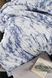 Nevresim Takımı, Çarşaf Seti, Yumuşak, Lüks çarşaf, Tek Kişilik Nevresim Takımı, 160x220 Mavi - 2