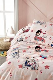 Mary Genç Nevresim Takımı Ranforce Tek kişilik 160x220 - 2