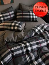 Lastikli Çarşaflı Tek Kişilik Nevresim Takımı - 1