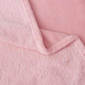 Wellsoft Battaniye,Televizyon Battaniyesi, Peluş, Polar Battaniye, Çift Kişilik 220*230 Pembe - 2
