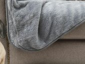 Wellsoft Battaniye, Televizyon Battaniyesi, Peluş, Polar Battaniye, Çift Kişilik 220*230-Gri - 3