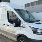 Ford Transit Krom Kelebek Cam Nikelajı 2 Parça 2013+ Paslanmaz Çelik - 4
