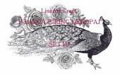 Lineart Pirinç Dekopaj Kağıdı 9 Parça Set-019 - 1