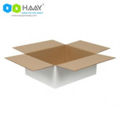HAAY AMBALAJ 30x25x12cm Tek Oluklu Koli - Beyaz ( 10 ADET) - 3