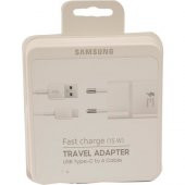 Samsung TA20 Adaptec Fast Charge. Hızlı Seyahat Şarjı UsbA to Type-C Kablolu Set Beyaz (Samsung Türkiye Garantilidir) - 3