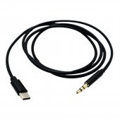 Winex JH30 Type-C to 3.5mm Aux Ses Kablosu Siyah - 1