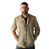 Archer 3134 Tactical Ripstop Bej Gömlek - 10