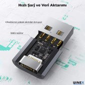 Winex UsbA to Type-C 3.1 Otg Çevirici Dönüştürücü Adaptör - 4