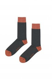 Simple Tall Haki Yeşil Unisex Çorap - 1