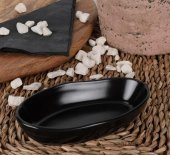 Keramika Deniz 14 cm Çerezlik Mat Siyah - 1