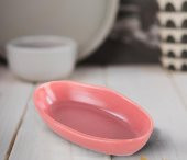 Keramika Deniz 14 cm Çerezlik Mat Gül Kurusu - 1