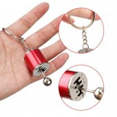 Zhltools Metal Araba Vitesi Dişli Anahtarlık Siyah - 3