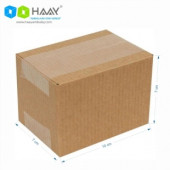 HAAY AMBALAJ 10x7x7cm Tek Oluklu Koli - Kraft ( 30 ADET) - 2