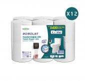 Rulopak Robolet Tuvalet Kağıdı 2 Katlı 3XL 12Li Paket - 1