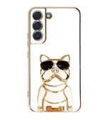 Smcase Samsung Galaxy S22 Plus 5G Kılıf Standlı Kamera Korumalı Bulldog Silikon thumbnail 6