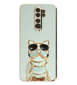 Smcase Xiaomi Redmi Note 8 Pro Kılıf Standlı Kamera Korumalı Bulldog Silikon - 5