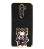 Smcase Xiaomi Redmi Note 8 Pro Kılıf Standlı Kamera Korumalı Cute Bear Silikon - 4