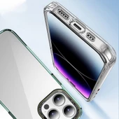 Smcase Apple iPhone 14 Pro Max Kılıf Darbeye Dayanıklı MG Serisi Kristal Sert Pc Kapak thumbnail 10