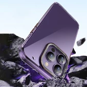 Smcase Apple iPhone 14 Pro Max Kılıf Darbeye Dayanıklı MG Serisi Kristal Sert Pc Kapak thumbnail 8