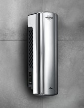 Rulopak Manuel Klasik Model Sıvı Sabun Ve Şampuan Dispenseri 350 Ml Krom - 1