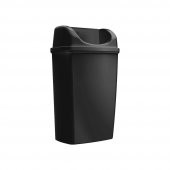 Rulopak Duvara Monte Çöp Kovası 25 Litre Siyah - 3