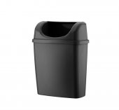 Rulopak Duvara Monte Çöp Kovası 6 Litre Siyah thumbnail 4