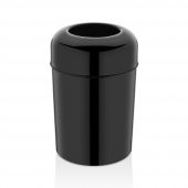 Rulopak Pota Kapak Çöp Kovası 15 Litre Siyah thumbnail 2