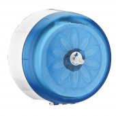 Rulopak Mini Cimri İçten Çekmeli Tuvalet Kağıdı Dispenseri Transparan Mavi - 1