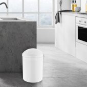 Rulopak Kelebek Kapak Çöp Kovası 15 Litre Beyaz - 1