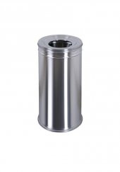 Rulopak Çember Geçmeli Paslanmaz Çöp Kovası 15 Litre - 1