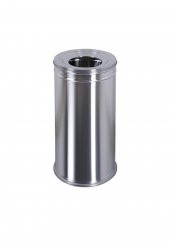Rulopak Çember Geçmeli Paslanmaz Çöp Kovası 30 Litre thumbnail 1