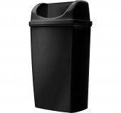 Rulopak Duvara Monte Çöp Kovası 50 Litre Siyah thumbnail 4