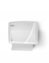Rulopak Modern C-V Katlama Kağıt Havlu Dispenseri 200Lü Transparan Beyaz - 1